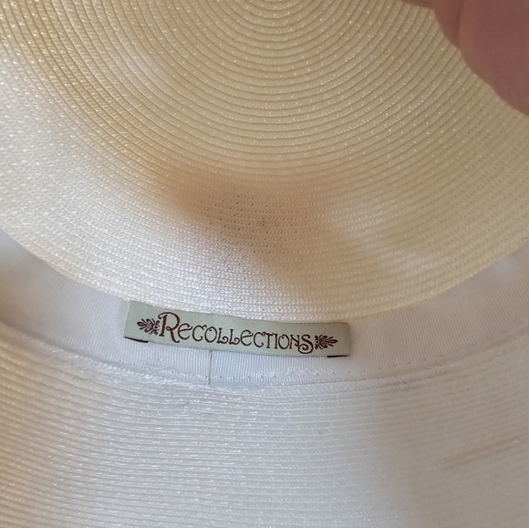 Recollections Victorian Hat Pink Rose Lace Wide Brim Feather Kentucky Derby - Picture 10 of 12